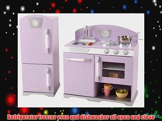 KidKraft Lavender Retro Kitchen Refrigerator
