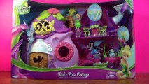 Disney Fairies 21 Piece Toy Playset Tink's Pixie Cottage Unboxing! Tinker Bell Peter Pan Never Land!