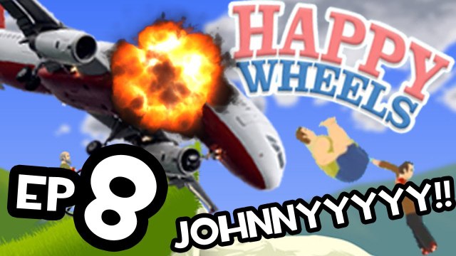 Happy Wheels USANDO A SEÑORAS MORBIIDAS DE PARACAIDAS w elrubius