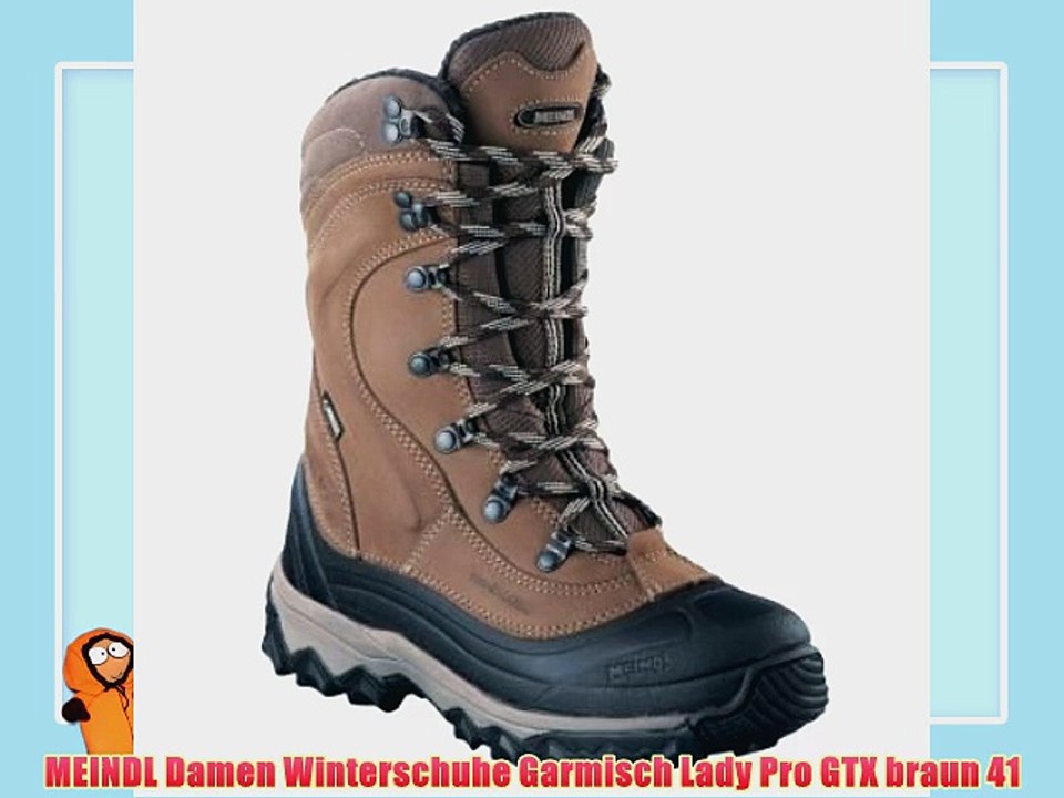 MEINDL Damen Winterschuhe Garmisch Lady Pro GTX braun 41