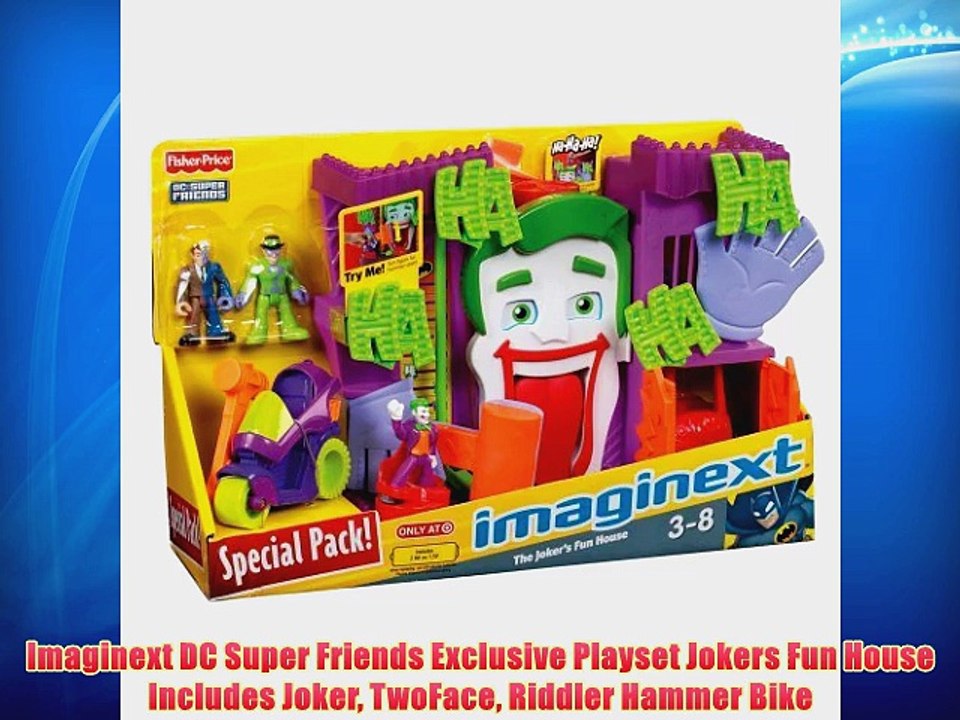 joker imaginext playset
