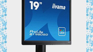 IIYAMA B1980SD-B1 19 inch Widescreen LED Monitor (1280x1024 DVI/HDMI/HAS)
