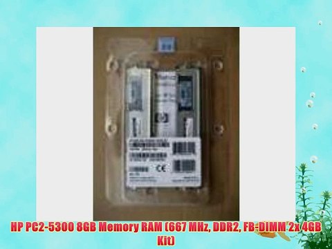 HP PC2-5300 8GB Memory RAM (667 MHz DDR2 FB-DIMM 2x 4GB Kit)