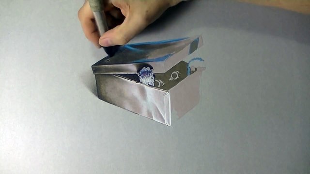 Drawing Time Lapse_ Gremlins - Gizmo the Mogwai in his box