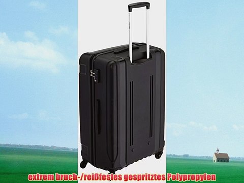 Travelite Koffer Colosso 4-Rad Polypropylen-Trolley L/M 76 cm 184 Liters Schwarz 71210-01