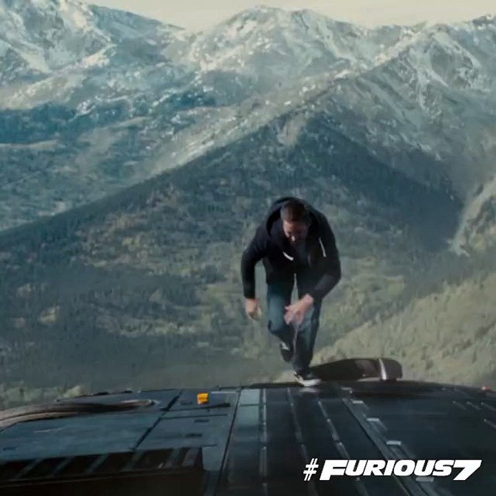 Furious 7 Bus Jump