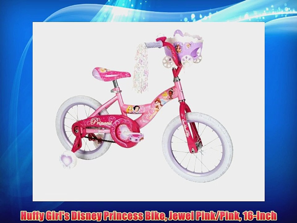 Huffy Girl's Disney Princess Bike Jewel Pink/Pink 16-Inch