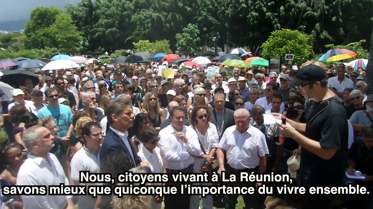 #NouLéCharlie - L'hommage de La Réunion aux victimes