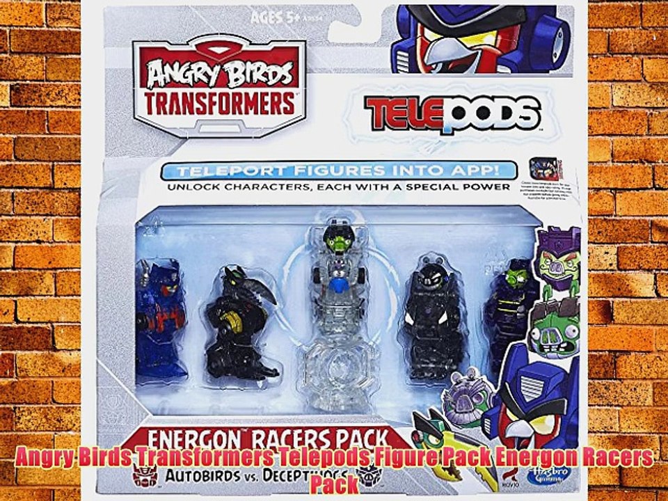 Angry Birds Transformers Telepods Figure Pack Energon Racers Pack