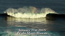 Windsurfing Pe'ahi (JAWS) January 21, 2015
