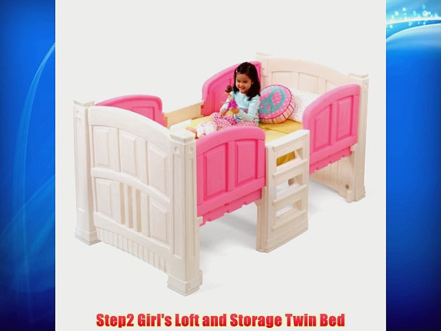 step 2 twin loft bed with storage