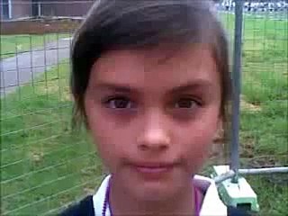 Girl with a funny talent. (2 years ago)