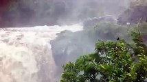 Tempête Haliba : débit impressionnant de la ravine de Trois-Bassins