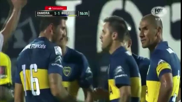 Zamora 1 - 5 Boca Juniors Resumen Goles Copa Libertadores 18.03.2015