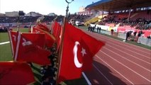 Çanakkale 18 Mart Stadyumu'ndaki Törende Cumhurbaşkanı Erdoğan 'In Mesajı Okundu