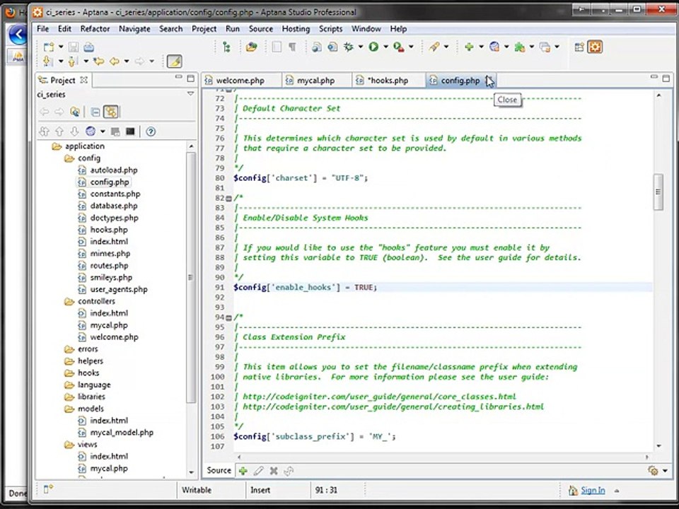 CodeIgniter Part 15 - Profiling_ Benchmarking & Hooks