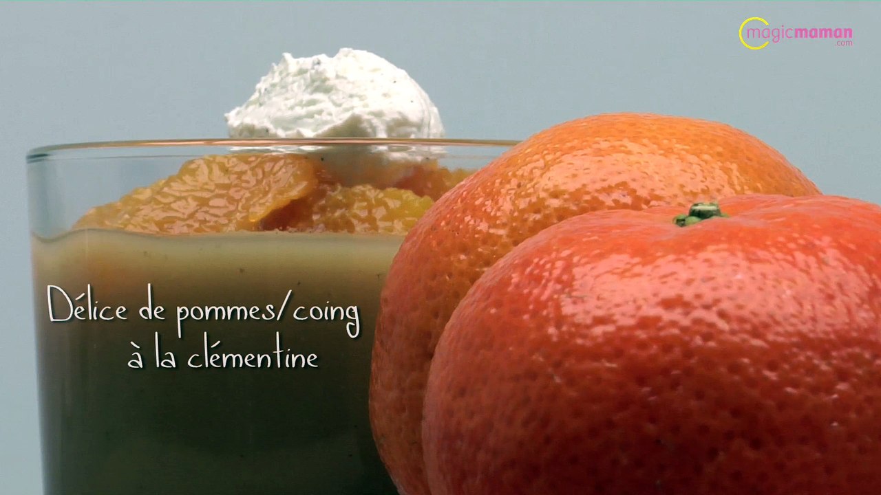 La recette de la compote pommescoing pour bébé à partir de 10 mois