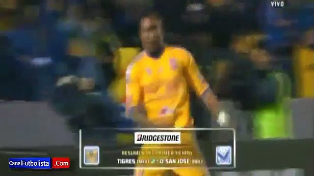 Tigres 4-0 San José Resumen Goles Copa Libertadores 18.03.2015