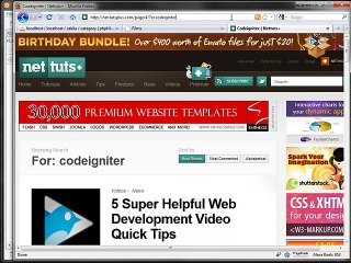 CodeIgniter Part 17 - Search Results without Query Strings