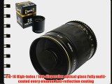 Opteka 500mm / 1000mm High Definition Mirror Telephoto Lens for Olympus - Four Thirds Mount