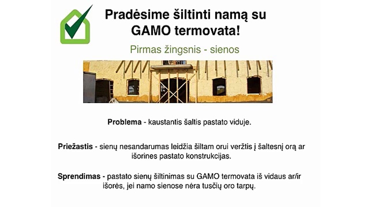Namu apšiltinimas