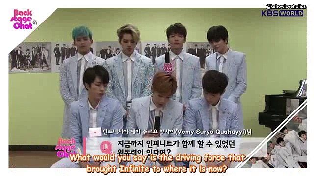 140814 Infinite Backstage Chat with KBS World eng sub