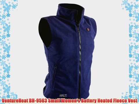 VentureHeat BH-9563 Small Women's Battery Heated Fleece Vest