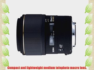 Sigma 105mm f/2.8 EX DG Medium Telephoto Macro Lens for Minolta and Sony SLR Cameras