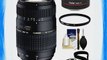 Tamron 70-300mm Di LD Macro Zoom Lens with Hood (= 140-600mm)   UV Filter   Accessory Kit for