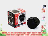 Opteka .35x HD2 Super Wide Angle Panoramic Macro Fisheye Lens for Nikon Coolpix P5100 and P5000