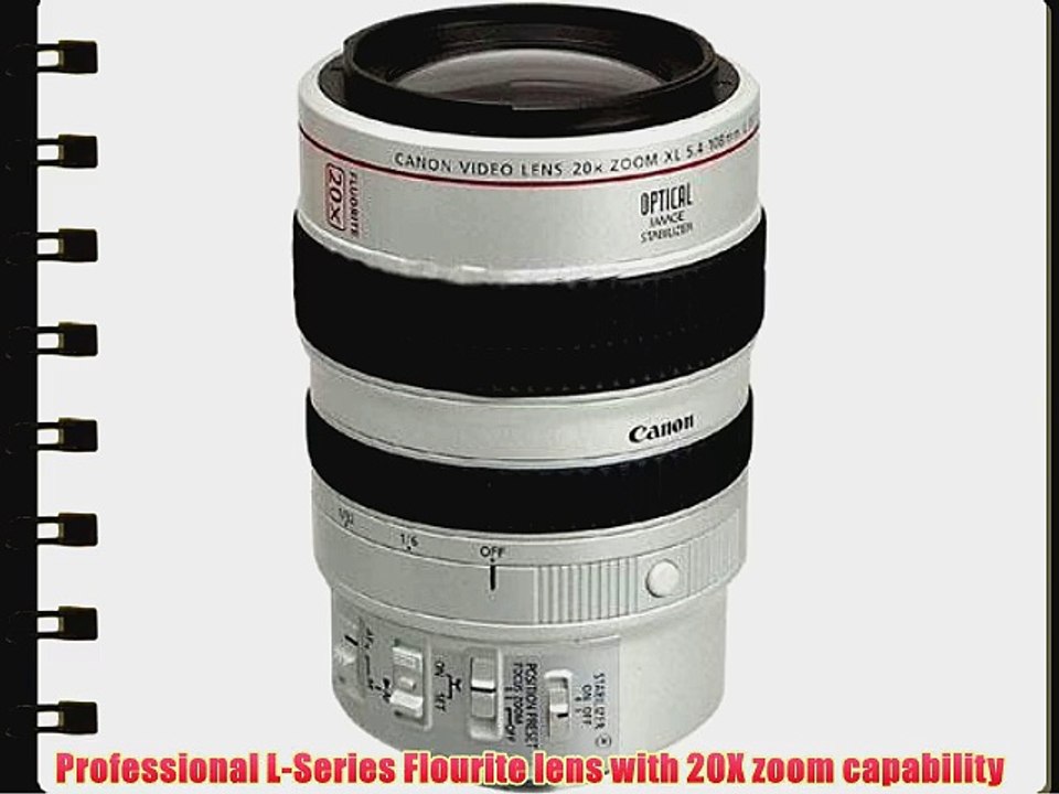 Canon 35mm 20x Optical Zoom Lens for the XL2 Camcorder
