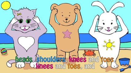 Head Shoulders Knees and Toes - Nursery Rhymes and Kids Songs