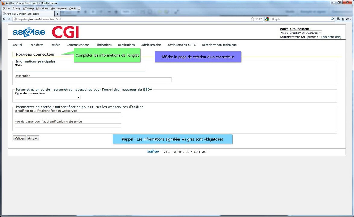 Ajouter un connecteur