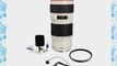 Canon EF 70-200mm f/4L USM AF Lens Kit USA with Tiffen 67mm UV Filter Lens Cap Leash Professional