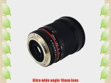 Rokinon 16M-C 16mm f/2.0 Aspherical Wide Angle Lens for Canon EF Cameras