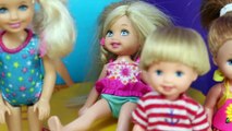 Frozen Barbie Gymnastics Competition Part 2 Elsa Kids Chelsea Doll Gymnast Set Parody DisneyCarToys