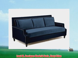 Loni M. Designs Madrid Sofa Navy Blue