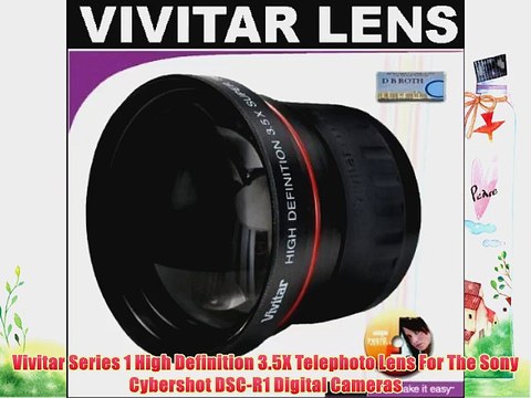 Vivitar Series 1 High Definition 3.5X Telephoto Lens For The Sony Cybershot DSC-R1 Digital