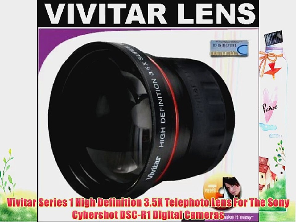Vivitar Series 1 High Definition 3.5X Telephoto Lens For The Sony Cybershot DSC-R1 Digital