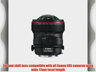 Canon TS-E 17mm f/4L UD Aspherical Ultra Wide Tilt-Shift Lens for Canon Digital SLR Cameras