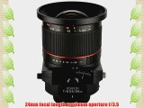 Rokinon TSL24M-N 24mm f/3.5 Tilt Shift Lens for Nikon