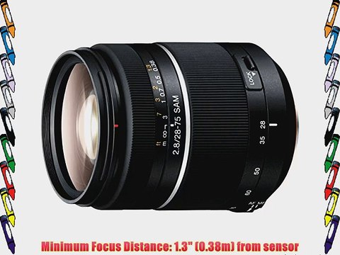 Sony 28-75mm f/2.8 Smooth Autofocus Motor (SAM) Full Frame Lens for Sony Mount Digital SLR