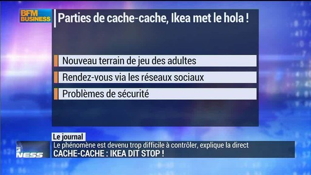 Ikea ne veut plus de parties de cache-cache dans ses magasins