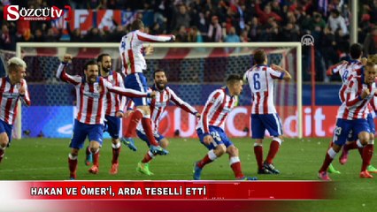 Hakan ve Ömer'i, Arda teselli etti