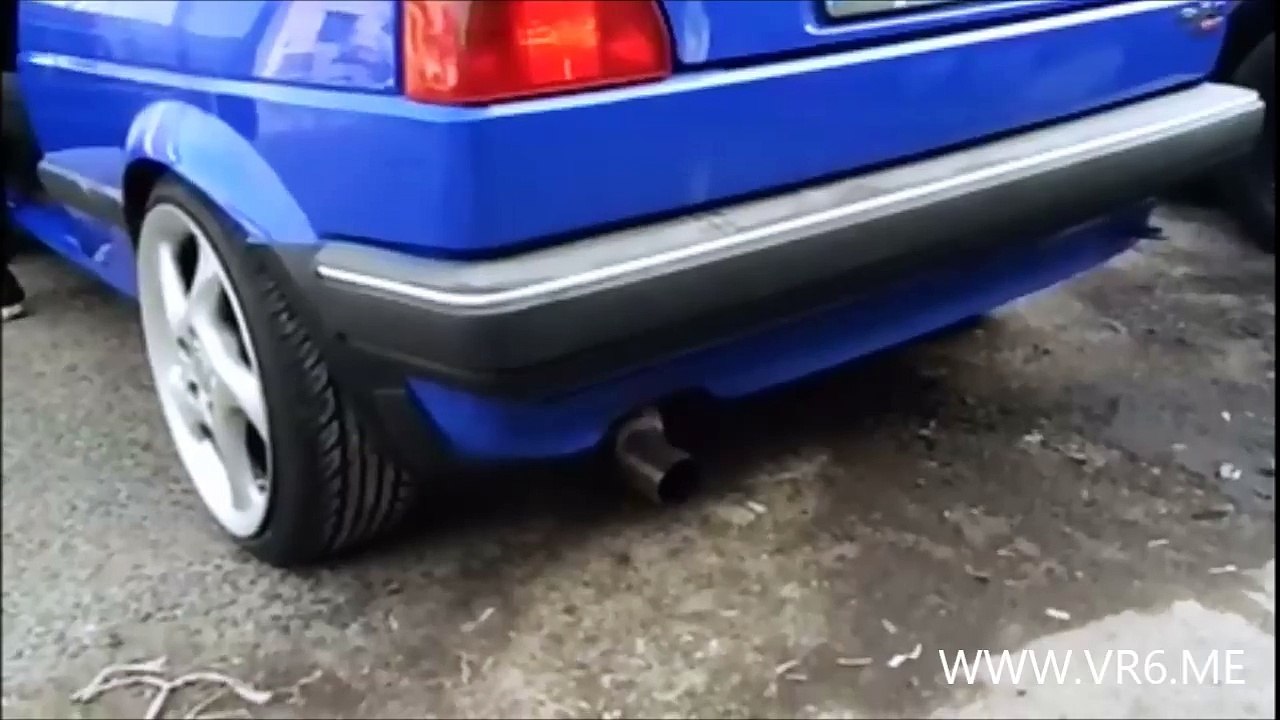 Golf 2 G6O Sound VS Golf 3 VR6 Sound TEST