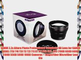 58MM 2.2x Altura Photo Professional Telephoto HD Lens for CANON REBEL (T5i T4i T3i T3 T2i T1i