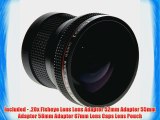 Opteka HD2 0.20X Professional Super AF Fisheye Lens for Nikon DF D4s D4 D3x D810 D800 D750