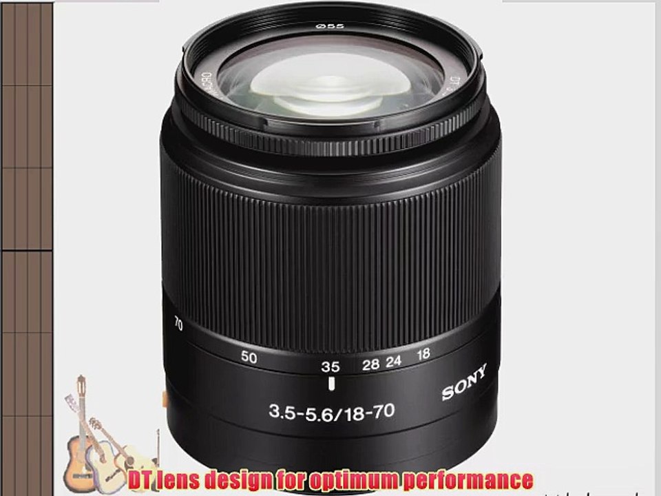 Sony DT 18-70mm f/3.5-5.6 Aspherical ED Standard Zoom Lens for Sony Alpha Digital SLR Camera