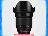 Samyang SY16M-C 16mm f/2.0 Aspherical Wide Angle Lens for Canon EF Cameras