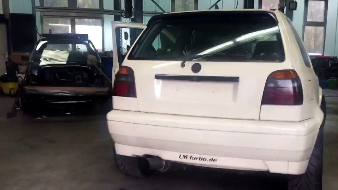 VW Golf 3 VR6 Turbo 4motion Turbo Gockel Launch Test